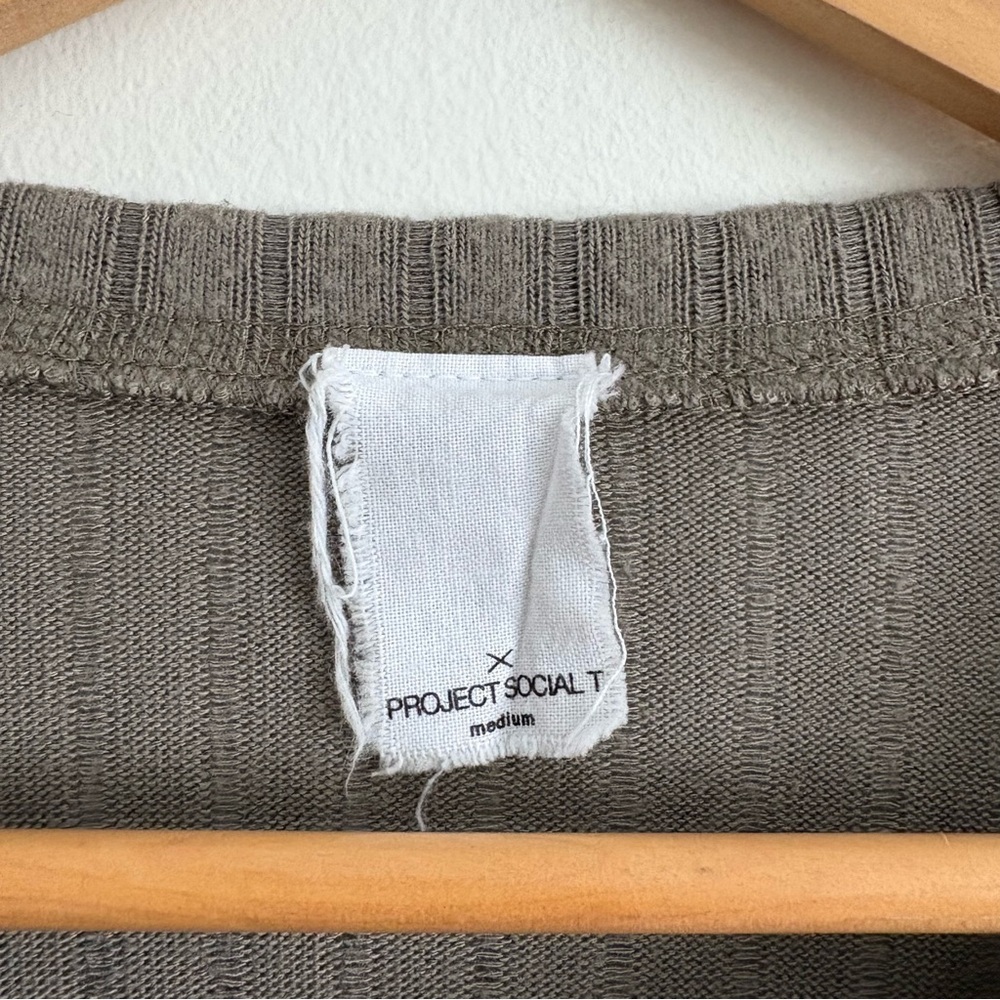 Project Social T Ribbed Long Sleeve Top - Picture 4 of 4